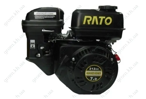 Фото 1- Бензиновый двигатель RATO R210G с понижающим редуктором и сцеплением