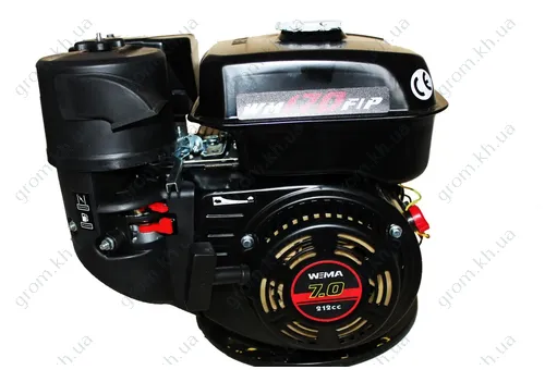 Фото 1- Двигатель бензиновый Weima WM170F-S (CL) (центробежное сцепление, вал 20 мм, шпонка)