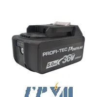 Аккумуляторная батарея PROFI-TEC BL3650 POWERLine (5.0 Ач, с индикатором заряда)