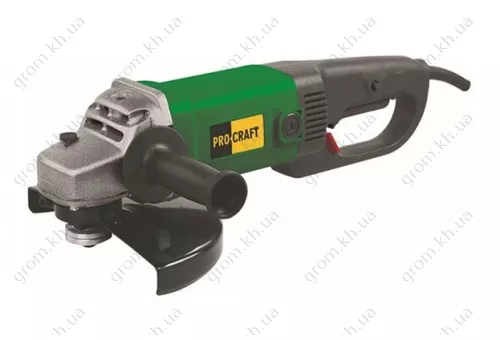 Фото 1- Машина кутова шліфувальна Procraft PW-2200ЕS 180 мм