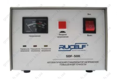 Фото 1- Електромеханічний стабілізатор Rucelf SDF-500
