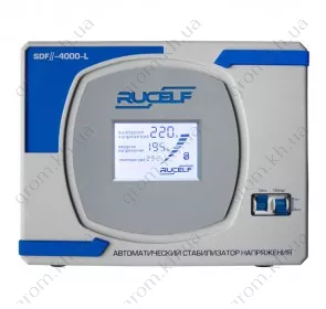 Фото 1- Сервоприводный стабилизатор Rucelf SDFII-4000-L