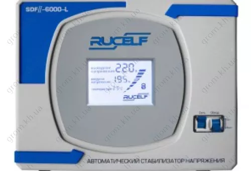 Фото 1- Сервопривідний стабілізатор Rucelf SDFII-6000-L