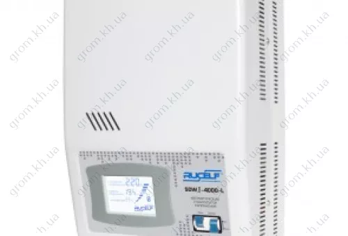 Фото 1- Настенный стабилизатор напряжения Rucelf SRWII-4000-L