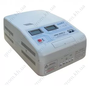 Фото 1- Электромеханический стабилизатор Rucelf SDW-8000-D настенный