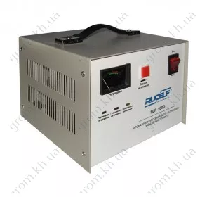 Фото 1- Электромеханический стабилизатор Rucelf SDF-1000 полочный