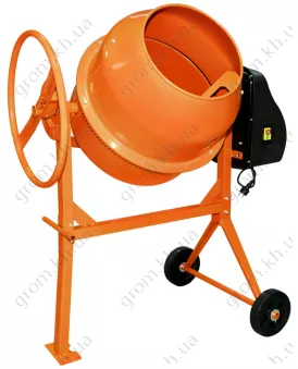 Фото 1- Бетономешалка Кентавр БМ-125Е с венцовым приводом