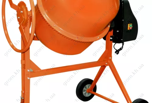Фото 1- Бетонозмішувач Кентавр БМ-180Е з вінцевим приводом