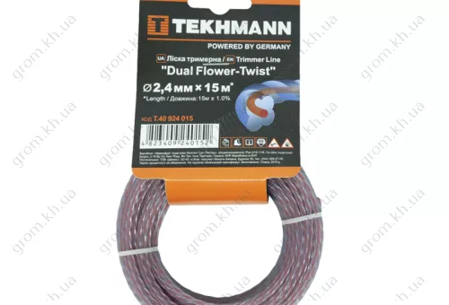 Фото 1- Леска для садовых триммеров Tekhmann 