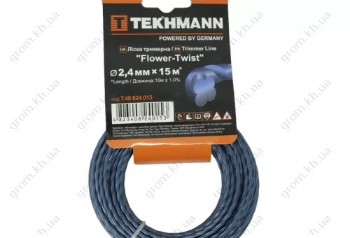 Фото 1- Леска для садовых триммеров Tekhmann 