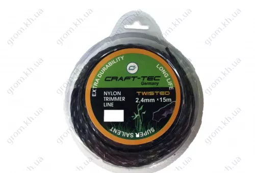 Фото 1- Леска Craft-Tec 2,0мм 15м Сечение 