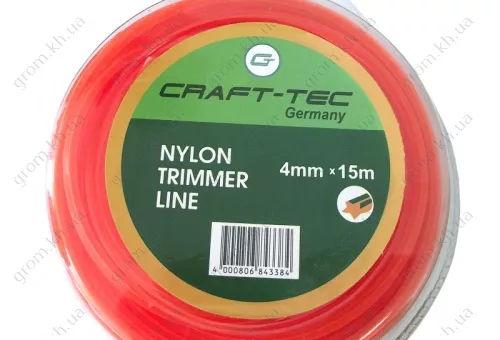 Фото 1- Леска Craft-Tec 4,0мм 15м Сечение 