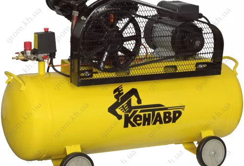 Фото 1- Компресор Кентавр КР-10030В з ремінним приводом