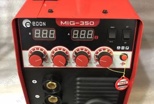 Фото 1- Напівавтомат зварювальний Edon MIG 350 (+MMA)