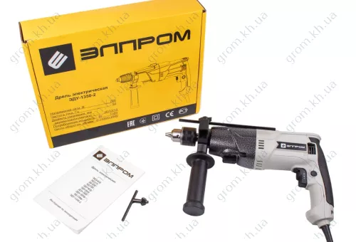Фото 1- Дрель ударная Элпром ЭДУ-1350/2