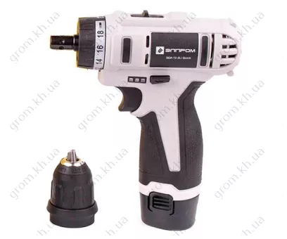 Фото 1- Шуруповерт аккумуляторный Элпром ЭДА-12-2 Li Quick