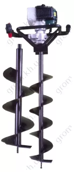 Фото 1- Мотобур Iron Angel MD-3353 (в комплекте бур 15х100 см, бур 25х100 см)