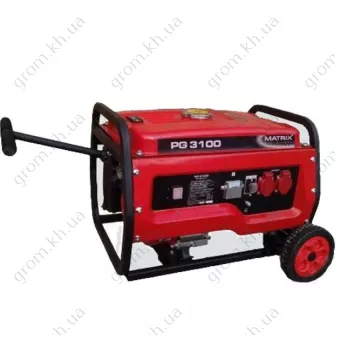 Фото 1- Генератор бензиновий Matrix PG-3100