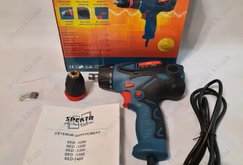 Фото 1- Сетевой шуруповерт Spektr Professional SES-1400