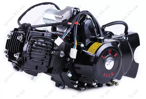 Фото 1- Двигатель Актив 110CC полуавтомат BLACK (с карбюратором) - TATA LUX