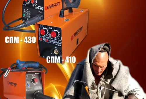 Фото 1- Механізм подачі зварювального дроту Енергія СПМ-410 КОРСАР для інвертора та напівавтомата