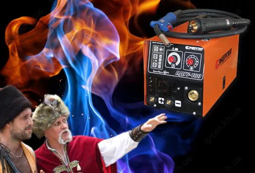 Фото 1- Сварочный инверторный полуавтомат Энергия ПДГУ-180