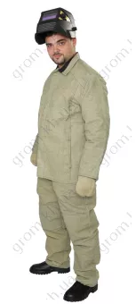Фото 1- Костюм зварювальника вогнестійкий, тк. брезент