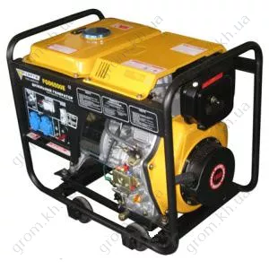 Фото 1- Дизельний генератор Forte FGD 6500E3 зі стартером