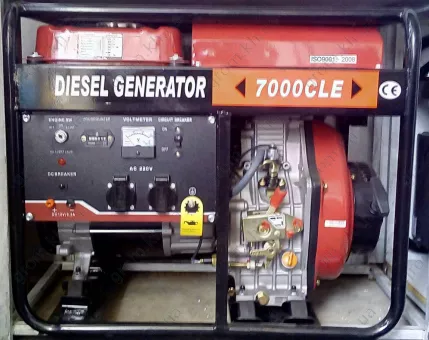 Фото 1- Дизельний однофазний генератор Weima WM7000CLE