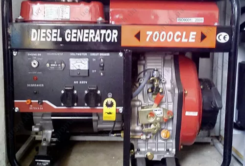 Фото 1- Дизельний однофазний генератор Weima WM7000CLE