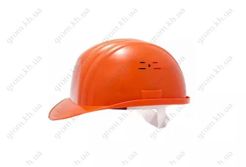 Фото 1- Каска строительная (оранжевая)