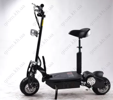 Фото 1- Електросамокат із сидінням (чорний) DES06C1 36V1000W 12AH - SM