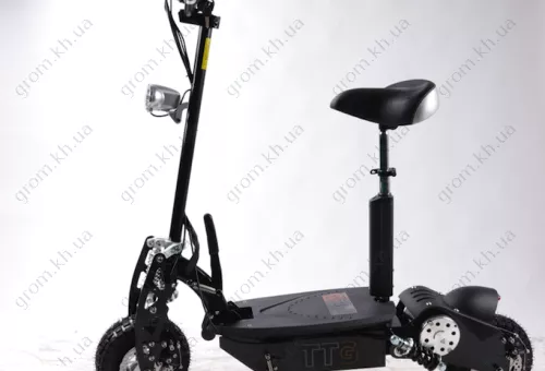 Фото 1- Електросамокат із сидінням (чорний) DES06C1 36V1000W 12AH - SM