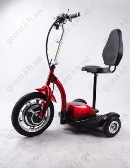 Фото 1- Электросамокат с сиденьем (сиденье - спинка) (красный) T06-1 36V350W 12AH - SM