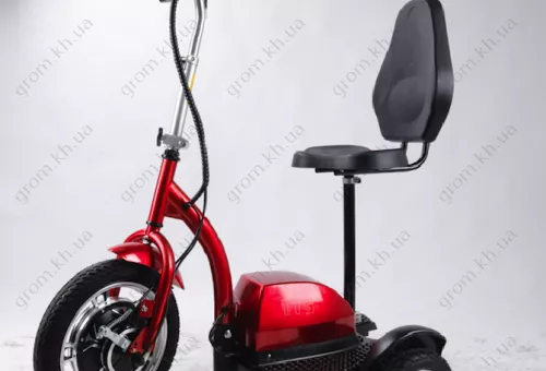 Фото 1- Електросамокат з сидінням (сидіння - спинка) (червоний) T06-2 48v500W 12AH - SM