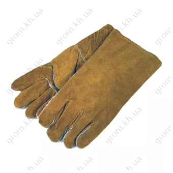 Фото 1- Перчатки сварщика с подкладкой