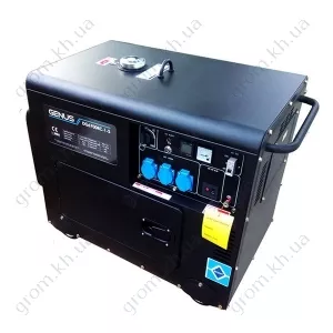 Фото 1- Дизельний генератор Genus DG6700RC-S (ATS)