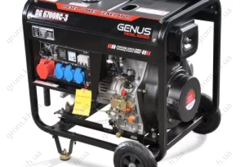 Фото 1- Дизельный генератор Genus DG6700RC-3 (ATS)