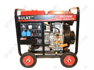 Фото 1- Дизельний генератор Булат BDG 7000E3 (7 кВт) трифазний