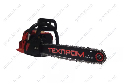 Фото 1- Бензопила Техпром ТБП-6700 (Металл+Праймер) 2 шины 2 цепи