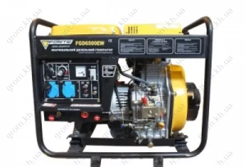 Фото 1- Дизельный сварочный генератор Forte FGD 6500EW со стартером