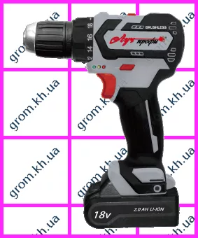 Фото 1- Шуруповерт акумуляторний ПРОМІНЬ-ПРОФІ АШЛ-18 ПРОФІ