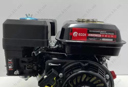 Фото 1- Бензиновый двигатель Edon PT-210 (7,0 л.с.) + шкив