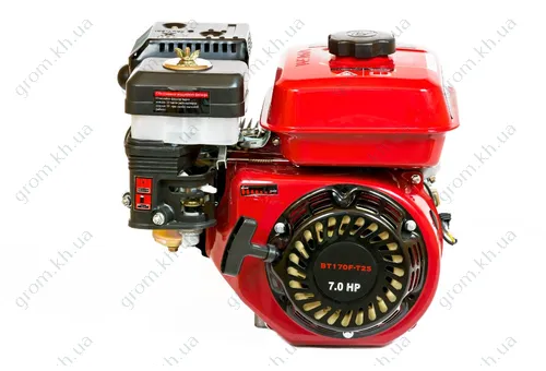 Фото 1- Бензиновый двигатель Weima BТ170F-T/25, 7,0 л.с., шлиц