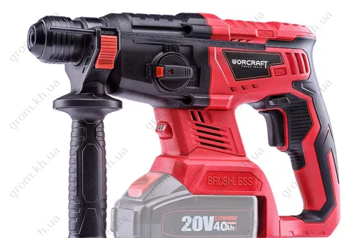 Фото 1- Акумуляторний перфоратор Worcraft CRH-S20LiB