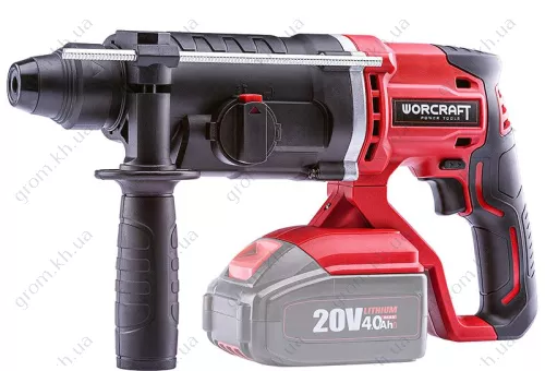 Фото 1- Аккумуляторный перфоратор Worcraft CRH-S20LiT