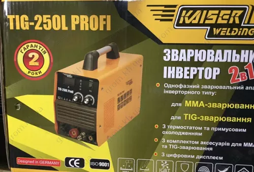 Фото 1- Сварочный инвертор Kaiser TIG-250L Profi