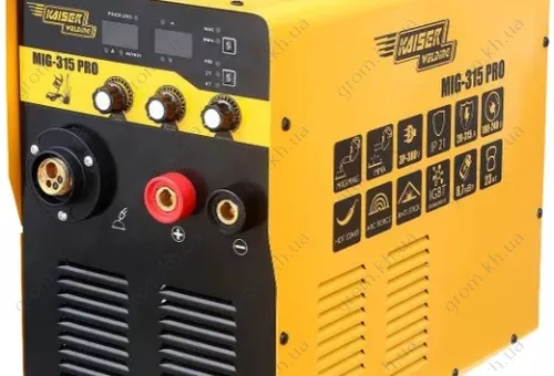 Фото 1- Зварювальний напівавтомат Kaiser MIG-315 PRO