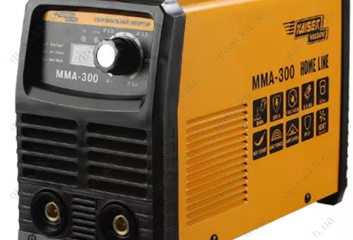 Фото 1- Зварювальний інвертор Kaiser MMA-300 HOME LINE