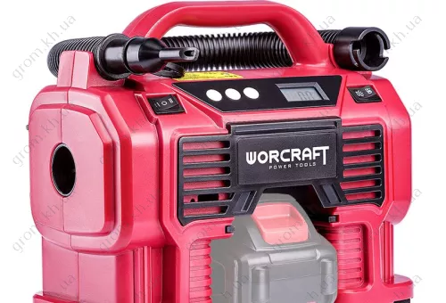 Фото 1- Акумуляторний повітряний компресор Worcraft CAC-S20LiA